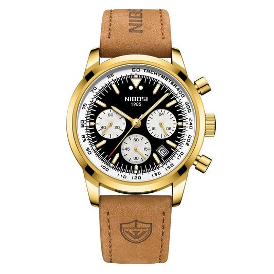 European and American fashion men's watches with large dial calendar display quartz watches