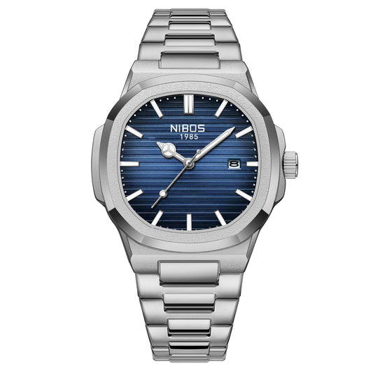 Fashionable business men's watch, foreign trade watch, luminous waterproof steel band quartz watch